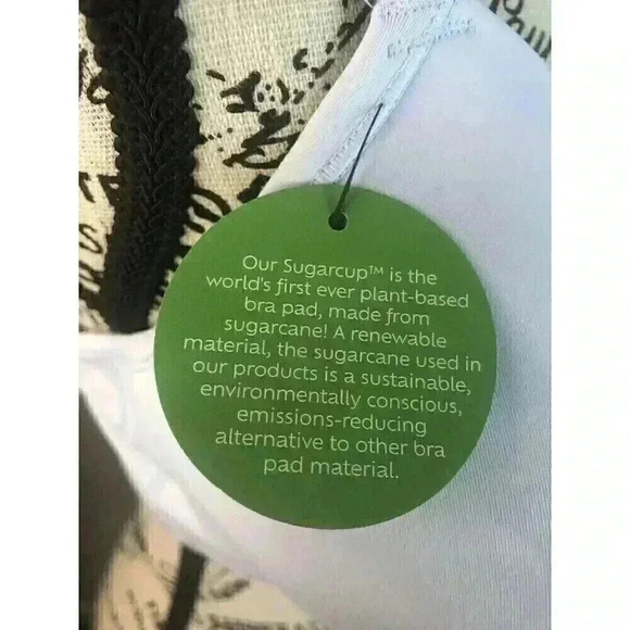 Kindly Yours Sugar Cup XXL Violet T-Shirt Bra Plant Based Wireless NWT - Picture 3 of 5